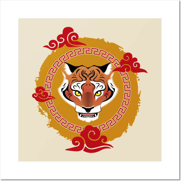 Year of the tiger 2022 Wall Art by NetJan